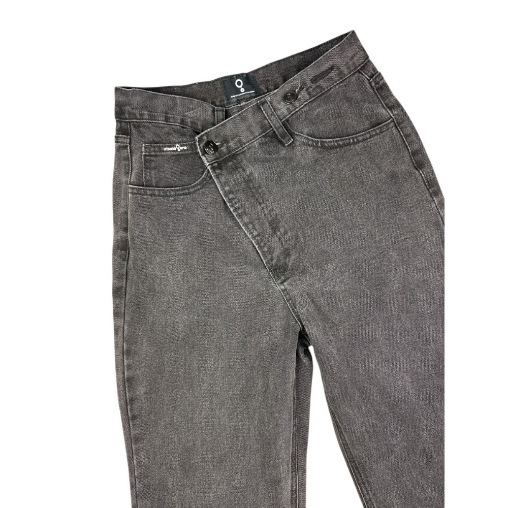 Insane Gene Crossover High Rise Straight Leg Jeans Charcoal Gray Women's Size‎ 3 - Picture 2 of 10